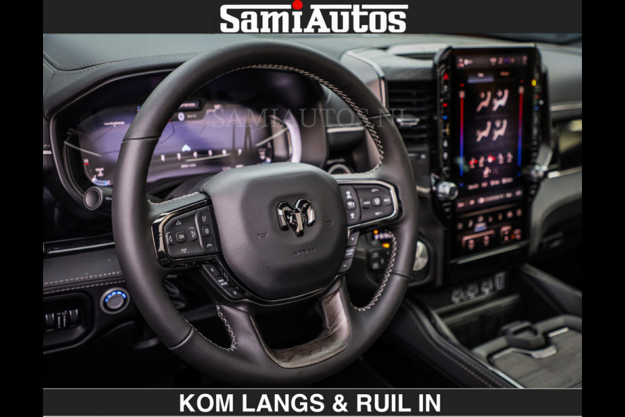 Dodge Ram Limited 540 PK | €84950,- excl De Meest Luxe en Volle Pick-Up in zijn Klasse | Massage + Full Option | Comfortabele Dubbele Cabine met Royale 5 Zitplaatsen | BPM vrij | Nu Leverbaar uit Voorraad | Voorraad Nr 2334 - 5409 | De specialist in Amerikaanse pick‑ups in Nederland en Europa.