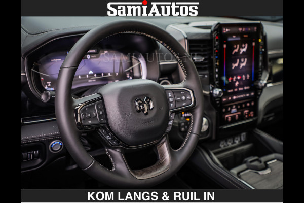 Dodge Ram Limited 540 PK | €84950,- excl De Meest Luxe en Volle Pick-Up in zijn Klasse | Massage + Full Option | Comfortabele Dubbele Cabine met Royale 5 Zitplaatsen | BPM vrij | Nu Leverbaar uit Voorraad | Voorraad Nr 2334 - 5409 | De specialist in Amerikaanse pick‑ups in Nederland en Europa.