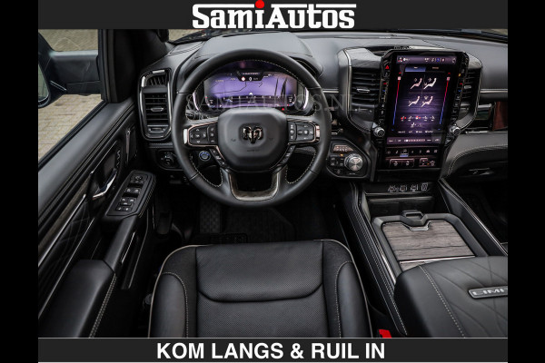 Dodge Ram Limited 540 PK | €84950,- excl De Meest Luxe en Volle Pick-Up in zijn Klasse | Massage + Full Option | Comfortabele Dubbele Cabine met Royale 5 Zitplaatsen | BPM vrij | Nu Leverbaar uit Voorraad | Voorraad Nr 2334 - 5409 | De specialist in Amerikaanse pick‑ups in Nederland en Europa.