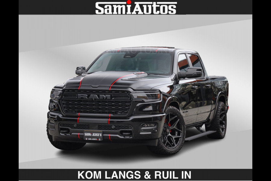 Dodge Ram Limited 540 PK | €84950,- excl De Meest Luxe en Volle Pick-Up in zijn Klasse | Massage + Full Option | Comfortabele Dubbele Cabine met Royale 5 Zitplaatsen | BPM vrij | Nu Leverbaar uit Voorraad | Voorraad Nr 2334 - 5409 | De specialist in Amerikaanse pick‑ups in Nederland en Europa.