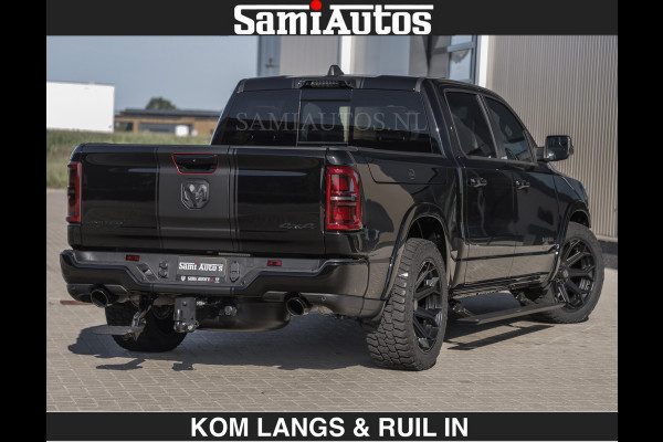 Dodge Ram De Meest Luxe en Volle Pick-Up in zijn Klasse €84950,- excl | Limited H.O 540HP 706Nm | Massage + Full Option | Comfortabele Dubbele Cabine met Royale 5 Zitplaatsen | BPM vrij | Nu Leverbaar uit Voorraad | Voorraad Nr 2304 - 8540 | De specialist in Amerikaanse pick‑ups in Nederland en Europa.