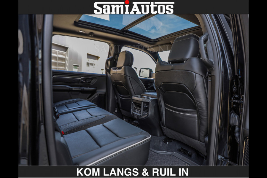 Dodge Ram De Meest Luxe en Volle Pick-Up in zijn Klasse €84950,- excl | Limited H.O 540HP 706Nm | Massage + Full Option | Comfortabele Dubbele Cabine met Royale 5 Zitplaatsen | BPM vrij | Nu Leverbaar uit Voorraad | Voorraad Nr 2304 - 8540 | De specialist in Amerikaanse pick‑ups in Nederland en Europa.
