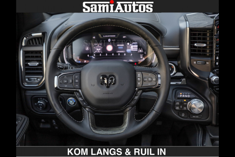 Dodge Ram De Meest Luxe en Volle Pick-Up in zijn Klasse €84950,- excl | Limited H.O 540HP 706Nm | Massage + Full Option | Comfortabele Dubbele Cabine met Royale 5 Zitplaatsen | BPM vrij | Nu Leverbaar uit Voorraad | Voorraad Nr 2304 - 8540 | De specialist in Amerikaanse pick‑ups in Nederland en Europa.