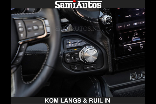 Dodge Ram De Meest Luxe en Volle Pick-Up in zijn Klasse €84950,- excl | Limited H.O 540HP 706Nm | Massage + Full Option | Comfortabele Dubbele Cabine met Royale 5 Zitplaatsen | BPM vrij | Nu Leverbaar uit Voorraad | Voorraad Nr 2304 - 8540 | De specialist in Amerikaanse pick‑ups in Nederland en Europa.