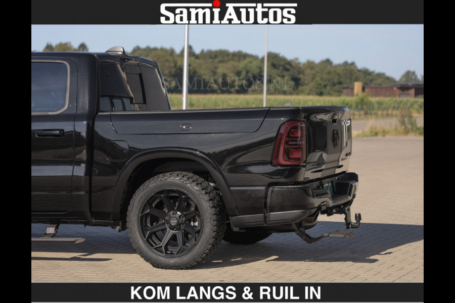 Dodge Ram De Meest Luxe en Volle Pick-Up in zijn Klasse €84950,- excl | Limited H.O 540HP 706Nm | Massage + Full Option | Comfortabele Dubbele Cabine met Royale 5 Zitplaatsen | BPM vrij | Nu Leverbaar uit Voorraad | Voorraad Nr 2304 - 8540 | De specialist in Amerikaanse pick‑ups in Nederland en Europa.