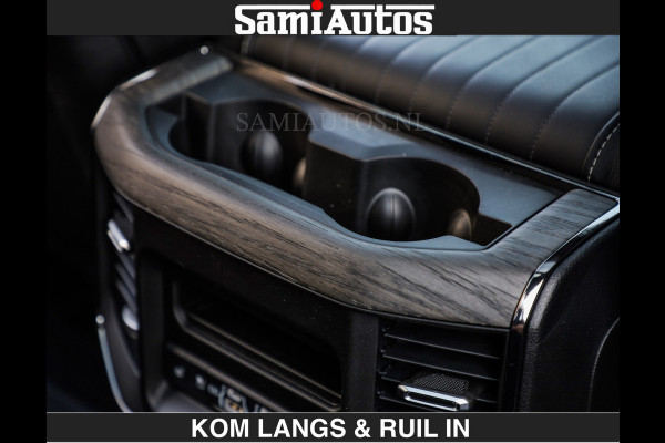 Dodge Ram De Meest Luxe en Volle Pick-Up in zijn Klasse €84950,- excl | Limited H.O 540HP 706Nm | Massage + Full Option | Comfortabele Dubbele Cabine met Royale 5 Zitplaatsen | BPM vrij | Nu Leverbaar uit Voorraad | Voorraad Nr 2304 - 8540 | De specialist in Amerikaanse pick‑ups in Nederland en Europa.