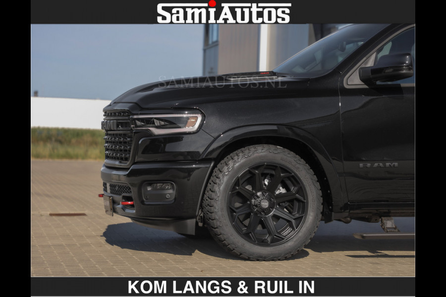 Dodge Ram De Meest Luxe en Volle Pick-Up in zijn Klasse €84950,- excl | Limited H.O 540HP 706Nm | Massage + Full Option | Comfortabele Dubbele Cabine met Royale 5 Zitplaatsen | BPM vrij | Nu Leverbaar uit Voorraad | Voorraad Nr 2304 - 8540 | De specialist in Amerikaanse pick‑ups in Nederland en Europa.
