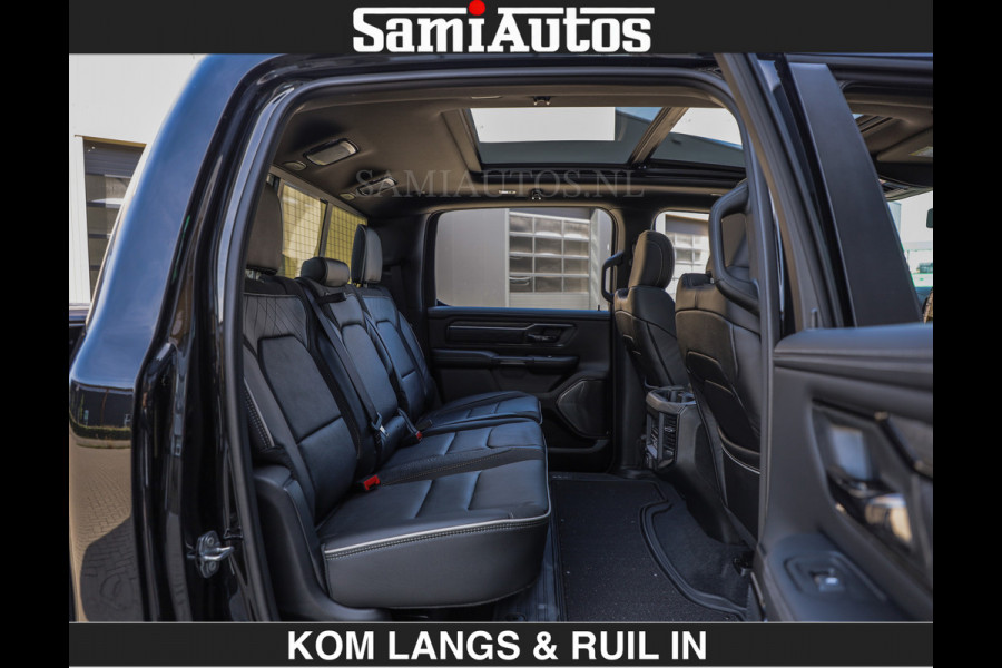 Dodge Ram De Meest Luxe en Volle Pick-Up in zijn Klasse €84950,- excl | Limited H.O 540HP 706Nm | Massage + Full Option | Comfortabele Dubbele Cabine met Royale 5 Zitplaatsen | BPM vrij | Nu Leverbaar uit Voorraad | Voorraad Nr 2304 - 8540 | De specialist in Amerikaanse pick‑ups in Nederland en Europa.