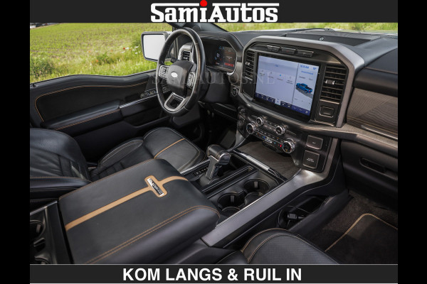 Ford USA F-150 PLATINUM | MASSAGE | PANO | €49950,- excl | GROOTSCHERM | COMFORT STOELEN | ADAPTIVE CRUISE | DC | DUBBELE CABINE | FACELIFT MODEL | GROOT SCHERM | 5 PERSOONS | DC | DASH CAM | MASSAGE | | De specialist in Amerikaanse pick‑ups in Nederland en Europa.