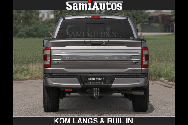 Ford USA F-150 PLATINUM | MASSAGE | PANO | €49950,- excl | GROOTSCHERM | COMFORT STOELEN | ADAPTIVE CRUISE | DC | DUBBELE CABINE | FACELIFT MODEL | GROOT SCHERM | 5 PERSOONS | DC | DASH CAM | MASSAGE | | De specialist in Amerikaanse pick‑ups in Nederland en Europa.