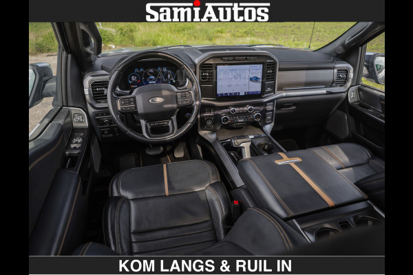 Ford USA F-150 PLATINUM | MASSAGE | PANO | €49950,- excl | GROOTSCHERM | COMFORT STOELEN | ADAPTIVE CRUISE | DC | DUBBELE CABINE | FACELIFT MODEL | GROOT SCHERM | 5 PERSOONS | DC | DASH CAM | MASSAGE | | De specialist in Amerikaanse pick‑ups in Nederland en Europa.