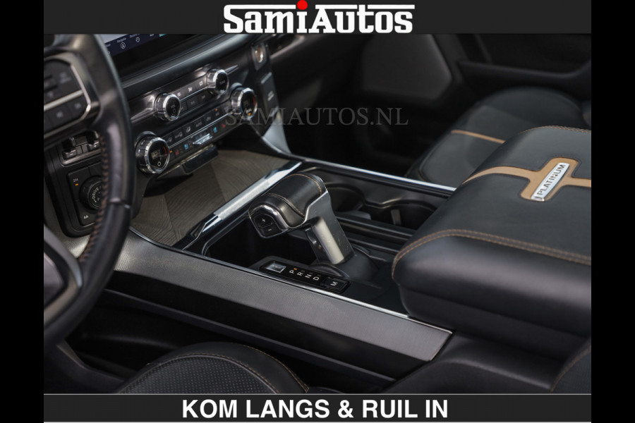 Ford USA F-150 PLATINUM | MASSAGE | PANO | €49950,- excl | GROOTSCHERM | COMFORT STOELEN | ADAPTIVE CRUISE | DC | DUBBELE CABINE | FACELIFT MODEL | GROOT SCHERM | 5 PERSOONS | DC | DASH CAM | MASSAGE | | De specialist in Amerikaanse pick‑ups in Nederland en Europa.