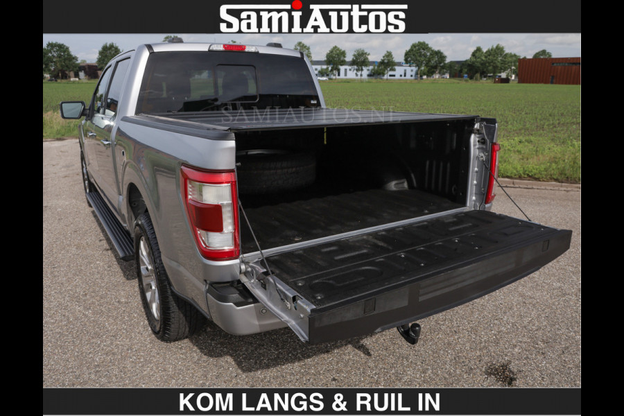 Ford USA F-150 PLATINUM | MASSAGE | PANO | €49950,- excl | GROOTSCHERM | COMFORT STOELEN | ADAPTIVE CRUISE | DC | DUBBELE CABINE | FACELIFT MODEL | GROOT SCHERM | 5 PERSOONS | DC | DASH CAM | MASSAGE | | De specialist in Amerikaanse pick‑ups in Nederland en Europa.