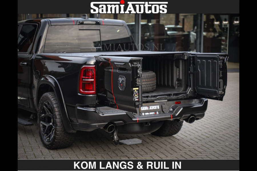 Dodge Ram LIMITED 2027 5.7 V8 HEMI | €79950,- excl excl | MAXIMAAL UITGERUST | DUBBELE CABINE | 5 PERSOONS | DC | Allernieuwste Limited uitvoering – volledig uitgerust met alle opties, inclusief MWK en normale laadbak.