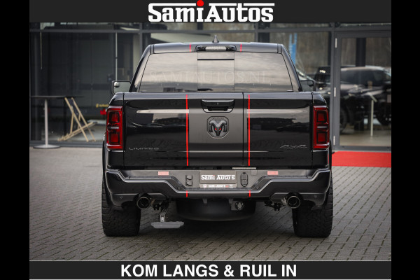 Dodge Ram LIMITED 2027 5.7 V8 HEMI | €79950,- excl excl | MAXIMAAL UITGERUST | DUBBELE CABINE | 5 PERSOONS | DC | Allernieuwste Limited uitvoering – volledig uitgerust met alle opties, inclusief MWK en normale laadbak.