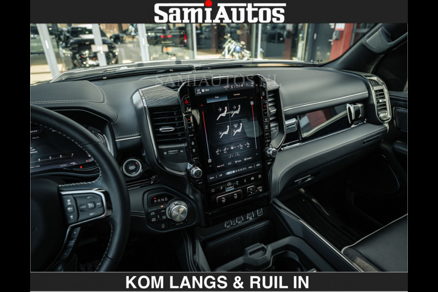 Dodge Ram LIMITED 2027 5.7 V8 HEMI | MAXIMAAL UITGERUST | DUBBELE CABINE | 5 PERSOONS | DC | Allernieuwste Limited uitvoering – volledig uitgerust met alle opties, inclusief MWK en normale laadbak.