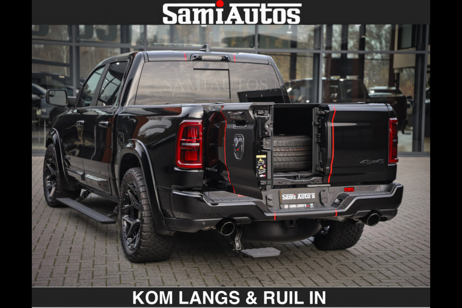 Dodge Ram LIMITED 2027 5.7 V8 HEMI | MAXIMAAL UITGERUST | DUBBELE CABINE | 5 PERSOONS | DC | Allernieuwste Limited uitvoering – volledig uitgerust met alle opties, inclusief MWK en normale laadbak.