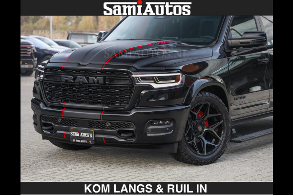 Dodge Ram LIMITED 2027 5.7 V8 HEMI | MAXIMAAL UITGERUST | DUBBELE CABINE | 5 PERSOONS | DC | Allernieuwste Limited uitvoering – volledig uitgerust met alle opties, inclusief MWK en normale laadbak Voorraad nr 3806