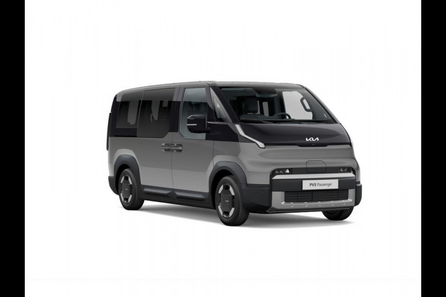 Kia PV5 Passenger Elite Executive 71.2 kWh | Actieprijs* | Navi. | Clima. | Adapt. Cruise. | Achteruitrijcamera | Parkeersensoren | Stoel&Stuur Verwarming | Dodehoekcamera | Vegan Lederen Stoelbekleding