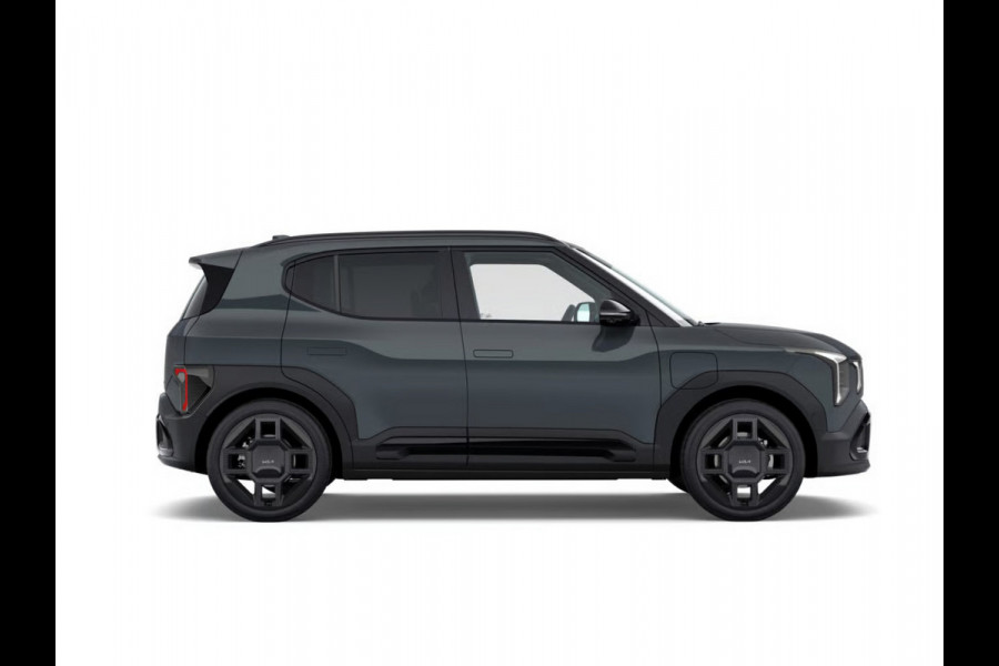 Kia EV2 Black-Line 61 kWh | Actieprijs* | Navi. | Clima. | Adapt. Cruise. | Stoel&Stuur Verwarming | 15L Frunk | Glazen Schuif-/Kanteldak | Harman Kardon | Vegan Lederen Stoelbekleding 'Black-Line' | Slimme Parkeerassistentie | Dodehoekcamera