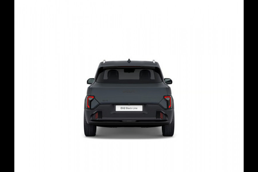 Kia EV2 Black-Line 61 kWh | Actieprijs* | Navi. | Clima. | Adapt. Cruise. | Stoel&Stuur Verwarming | 15L Frunk | Glazen Schuif-/Kanteldak | Harman Kardon | Vegan Lederen Stoelbekleding 'Black-Line' | Slimme Parkeerassistentie | Dodehoekcamera