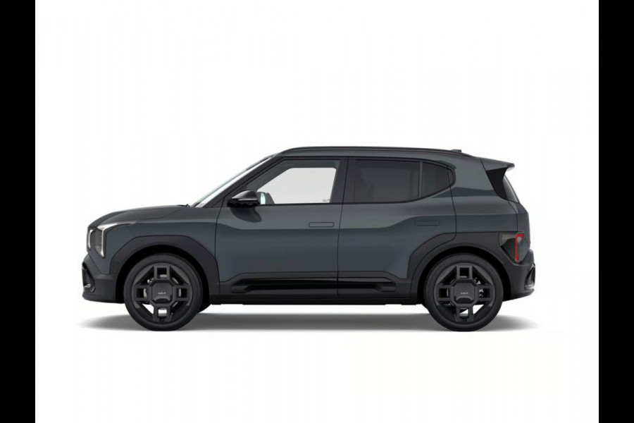 Kia EV2 Black-Line 61 kWh | Actieprijs* | Navi. | Clima. | Adapt. Cruise. | Stoel&Stuur Verwarming | 15L Frunk | Glazen Schuif-/Kanteldak | Harman Kardon | Vegan Lederen Stoelbekleding 'Black-Line' | Slimme Parkeerassistentie | Dodehoekcamera