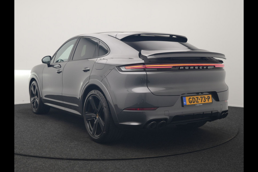 Porsche Cayenne Coupé 3.0 E-Hybrid PHEV | MY 2024 Facelift | SportDesign | Sportuitlaat | Trekhaak Af Fabriek | Panodak | Luchtvering | PDLS+ | Sport Chrono | InnoDrive Adaptive Cruise | Head up | Soft Close | 22"L.M | 360 Camera | Plug In Hybrid |