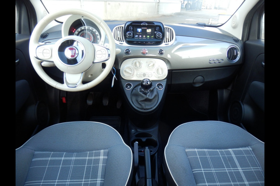 Fiat 500 80 pk. Collezione I Airco I 16 inch LM velgen I Nav. I