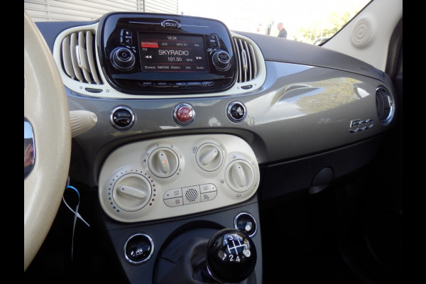 Fiat 500 80 pk. Collezione I Airco I 16 inch LM velgen I Nav. I