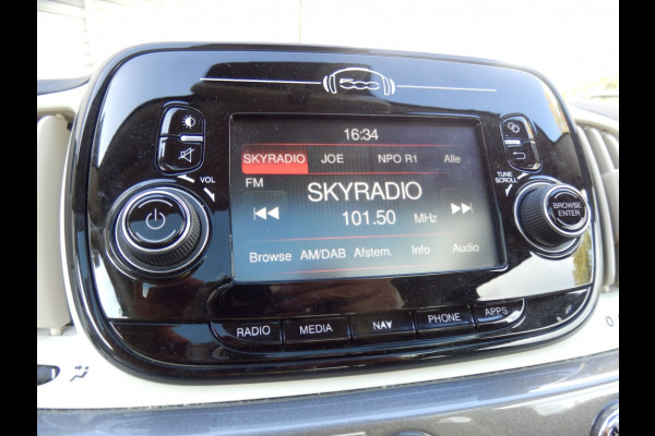 Fiat 500 80 pk. Collezione I Airco I 16 inch LM velgen I Nav. I