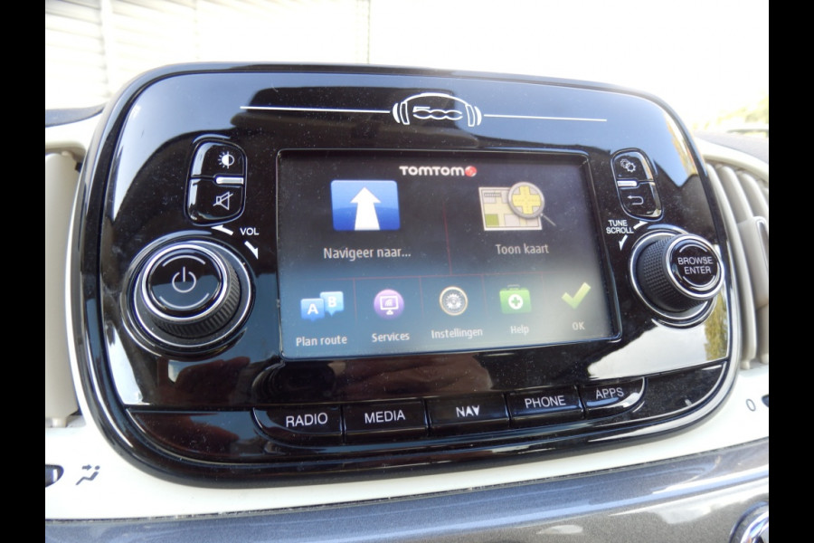 Fiat 500 80 pk. Collezione I Airco I 16 inch LM velgen I Nav. I