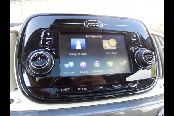 Fiat 500 80 pk. Collezione I Airco I 16 inch LM velgen I Nav. I