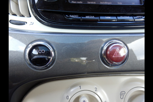 Fiat 500 80 pk. Collezione I Airco I 16 inch LM velgen I Nav. I