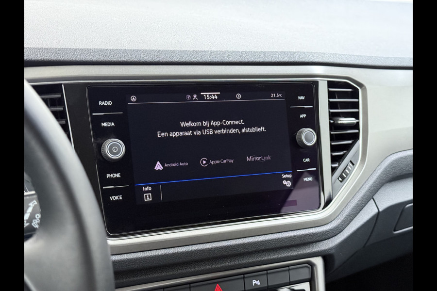 Volkswagen T-Roc 1.5TSI 150PK Automaat Adap.Cruise Apple Carplay Android Auto Navi* Airco Pdc Style Bluetooth Lmv Isofix Led Licht-/Regensensor Origineel Nederlandse Auto