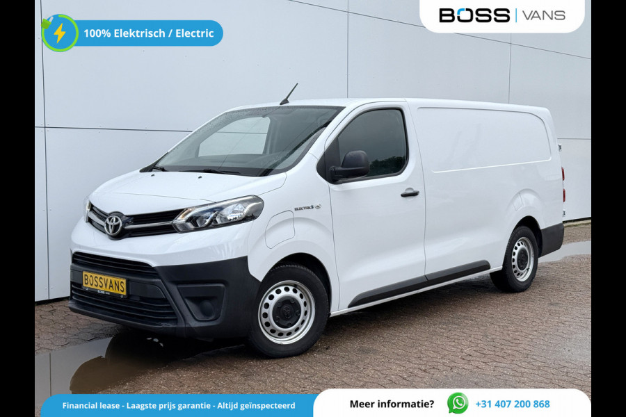 Toyota ProAce Electric Worker 75kWh 136PK L3 348km WLTP EV Snelladen Climate control Cruise control Laadkabel