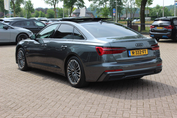 Audi A6 Limousine 55 TFSI e quattro Competition / Full option! / SoH 88% / Trekhaak / Panoramadak / 360Camera / Head-up / Softclose / Keyless / B&O / RS Seats / 19'' / Stoelmassage+Ventilatie / Stuurverwarming / Dodehoek / DAB / ACC