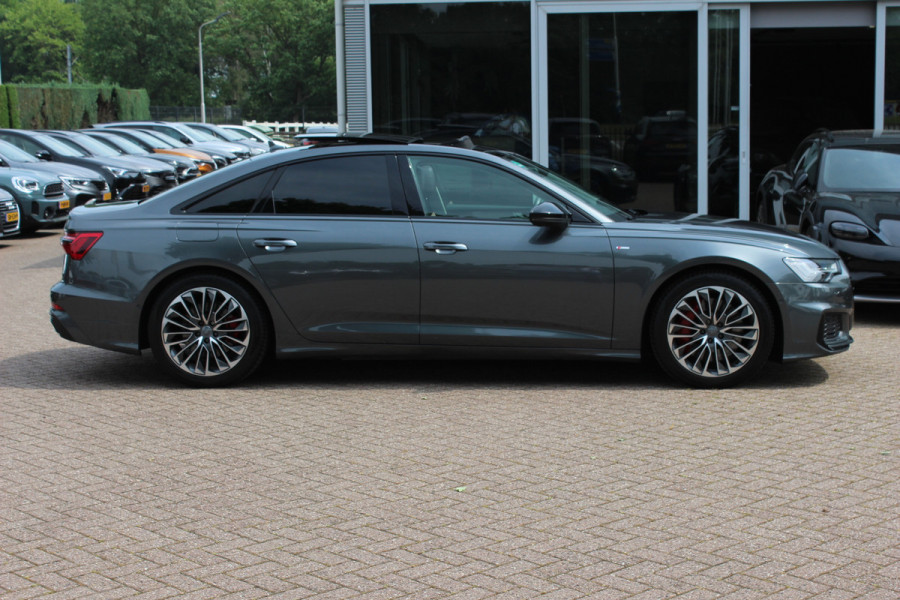 Audi A6 Limousine 55 TFSI e quattro Competition / Full option! / SoH 88% / Trekhaak / Panoramadak / 360Camera / Head-up / Softclose / Keyless / B&O / RS Seats / 19'' / Stoelmassage+Ventilatie / Stuurverwarming / Dodehoek / DAB / ACC
