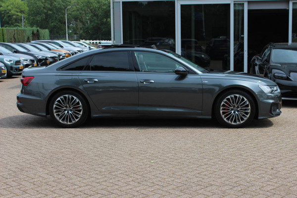 Audi A6 Limousine 55 TFSI e quattro Competition / Full option! / SoH 88% / Trekhaak / Panoramadak / 360Camera / Head-up / Softclose / Keyless / B&O / RS Seats / 19'' / Stoelmassage+Ventilatie / Stuurverwarming / Dodehoek / DAB / ACC