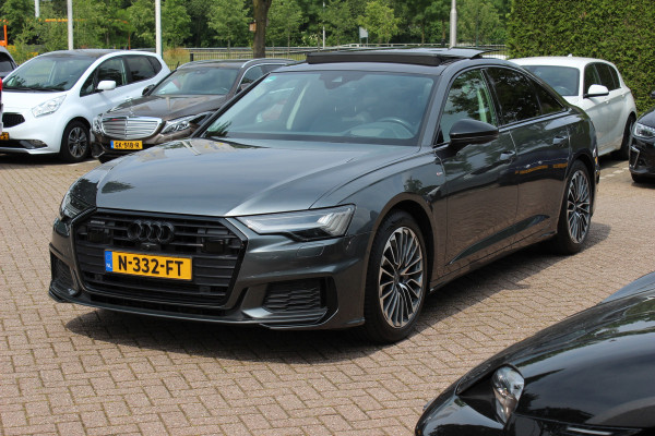 Audi A6 Limousine 55 TFSI e quattro Competition / Full option! / SoH 88% / Trekhaak / Panoramadak / 360Camera / Head-up / Softclose / Keyless / B&O / RS Seats / 19'' / Stoelmassage+Ventilatie / Stuurverwarming / Dodehoek / DAB / ACC
