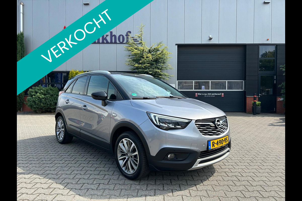 Opel Crossland X 1.2 Turbo Ultimate, camera, trekhaak, carplay, head up display, keyles entry en go