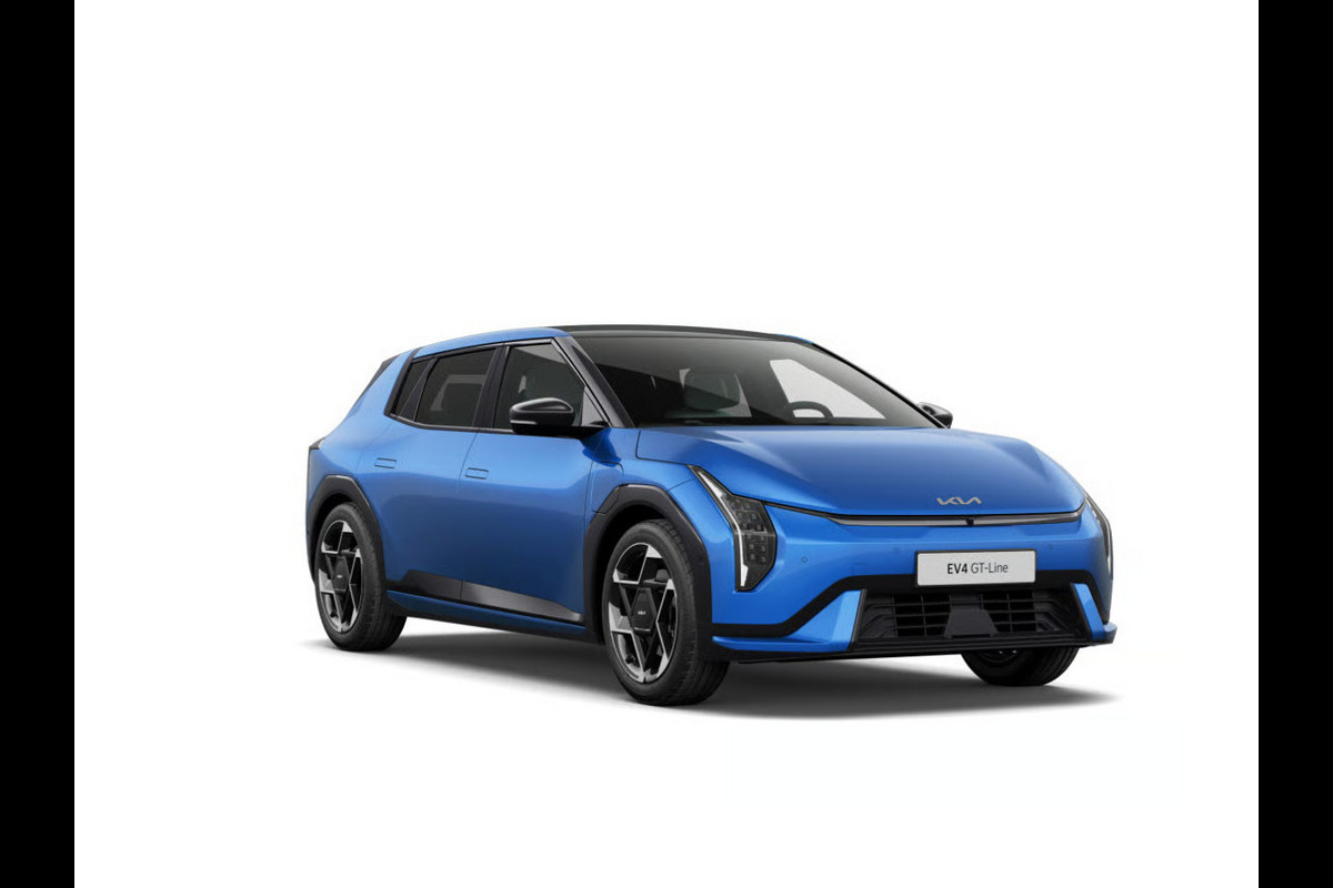 Kia EV4 GT-Line 81.4 kWh | Actieprijs* | Navi. | Clima. | Adapt. Cruise. | Dodehoekassistentie | Panodak | Harman Kardon | GT-Line Bekleding In Vegan Leder | Massagefunctie