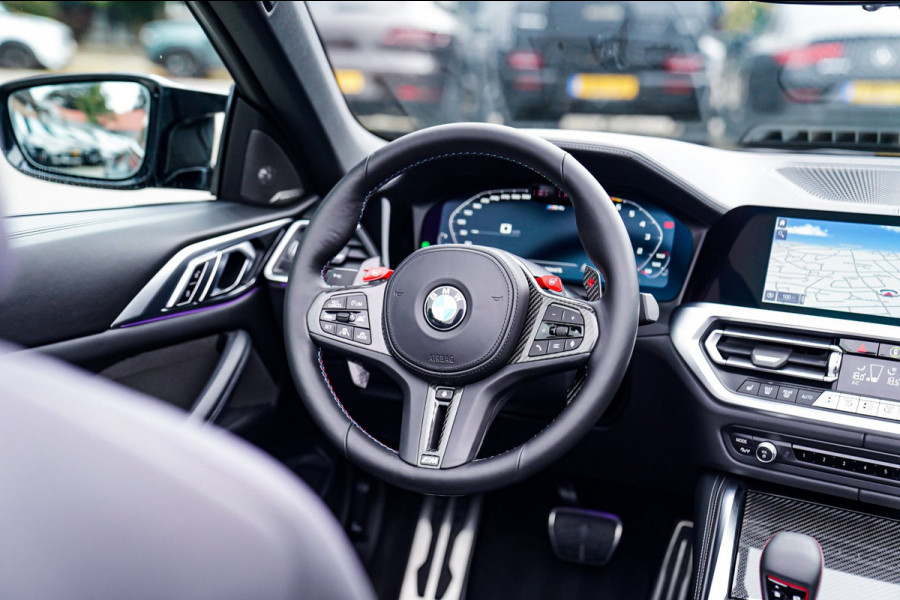 BMW 4 Serie Cabrio M4 xDrive Competition | Akrapovic | Carbon Package | Harman/Kardon | Nekverwarming | Laser | Adaptieve Cruise
