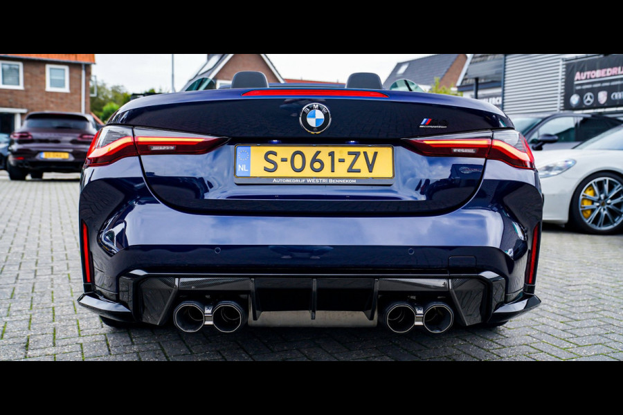 BMW 4 Serie Cabrio M4 xDrive Competition | Akrapovic | Carbon Package | Harman/Kardon | Nekverwarming | Laser | Adaptieve Cruise