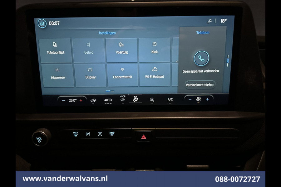 Ford Transit Custom 2.0 TDCI 136pk L2H1 Euro6 Airco | Camera | LED | Apple Carplay | Cruisecontrol Android Auto, Verwarmde voorruit, Parkeersensoren, Bijrijdersbank