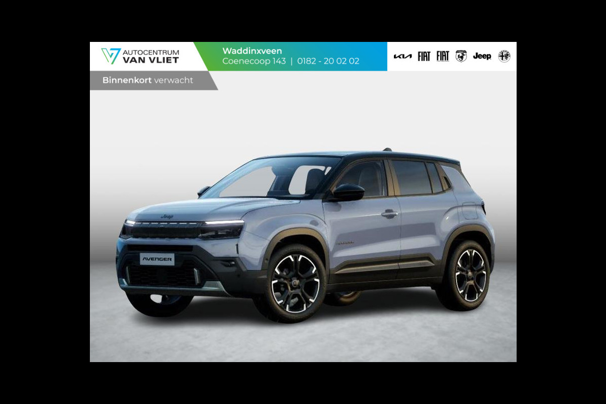 Jeep Avenger 1.2 e-Hybrid Summit | Schuif/Kanteldak | Winter Pack | Infotainment Pack | Elektr. A-Klep | Bicolore