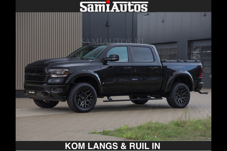 Dodge Ram HULK PACK | WIDE BODY | €44950,- excl | BOM & BOM VOL OPTIES | LUCHTVERING | OPENUITLAAT KLEP | ADAPTIVE CRUISE | CREW CAB DC | DUBBELE CABINE | 5 PERSOONS |