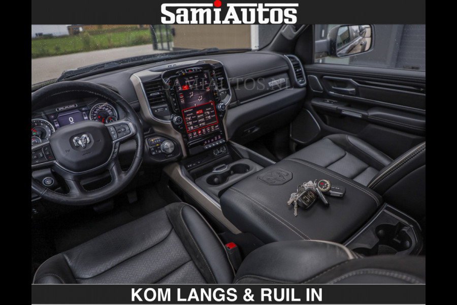 Dodge Ram HULK PACK | WIDE BODY | €44950,- excl | BOM & BOM VOL OPTIES | LUCHTVERING | OPENUITLAAT KLEP | ADAPTIVE CRUISE | CREW CAB DC | DUBBELE CABINE | 5 PERSOONS |