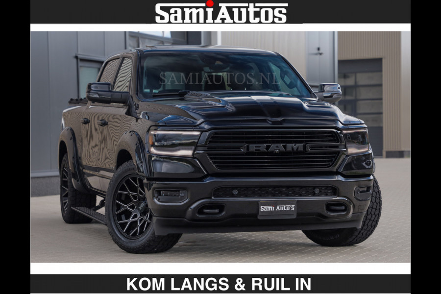 Dodge Ram HULK PACK | WIDE BODY | €44950,- excl | BOM & BOM VOL OPTIES | LUCHTVERING | OPENUITLAAT KLEP | ADAPTIVE CRUISE | CREW CAB DC | DUBBELE CABINE | 5 PERSOONS |