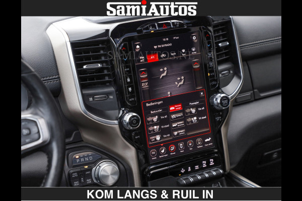 Dodge Ram HULK PACK | WIDE BODY | €44950,- excl | BOM & BOM VOL OPTIES | LUCHTVERING | OPENUITLAAT KLEP | ADAPTIVE CRUISE | CREW CAB DC | DUBBELE CABINE | 5 PERSOONS |