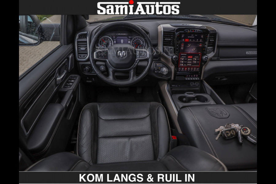 Dodge Ram HULK PACK | WIDE BODY | €44950,- excl | BOM & BOM VOL OPTIES | LUCHTVERING | OPENUITLAAT KLEP | ADAPTIVE CRUISE | CREW CAB DC | DUBBELE CABINE | 5 PERSOONS |